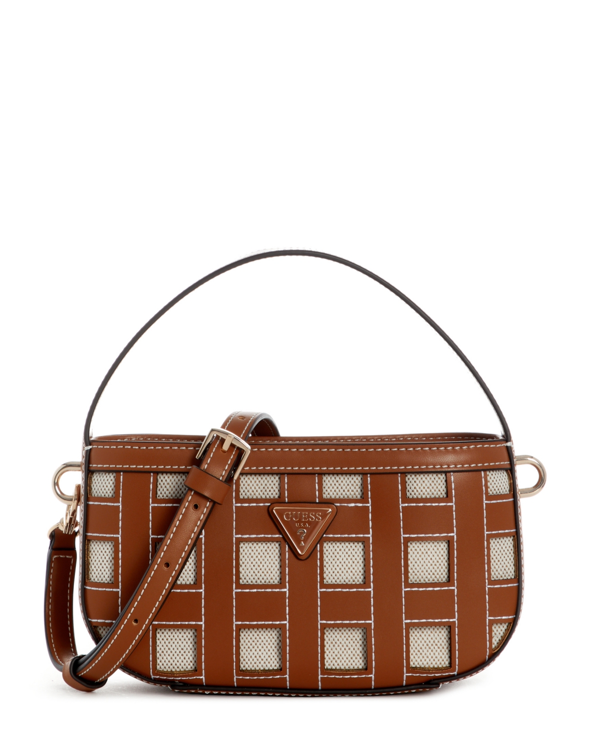 Guess Frankie Small Hobo Handbag – Caramel Guess Frankie Small Hobo Handbag – Caramel