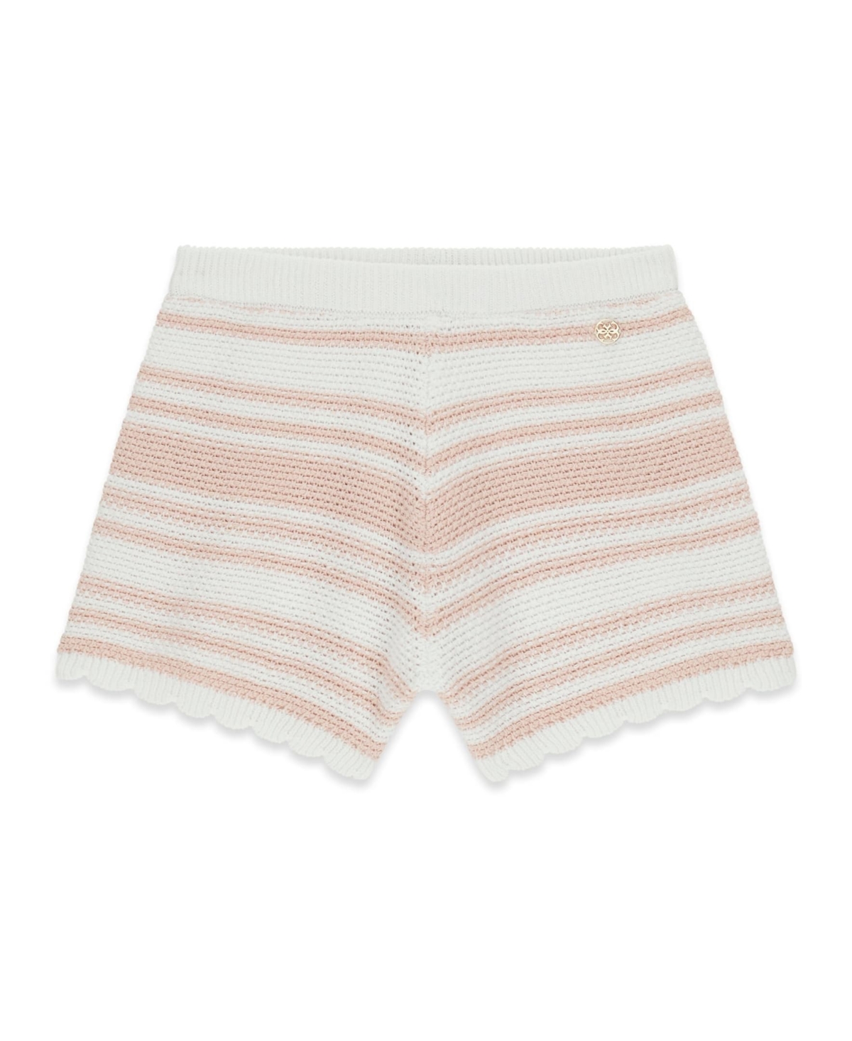 Guess Girls’ 7-16 Crochet Shorts – White/Pink Guess Girls’ 7-16 Crochet Shorts – White/Pink