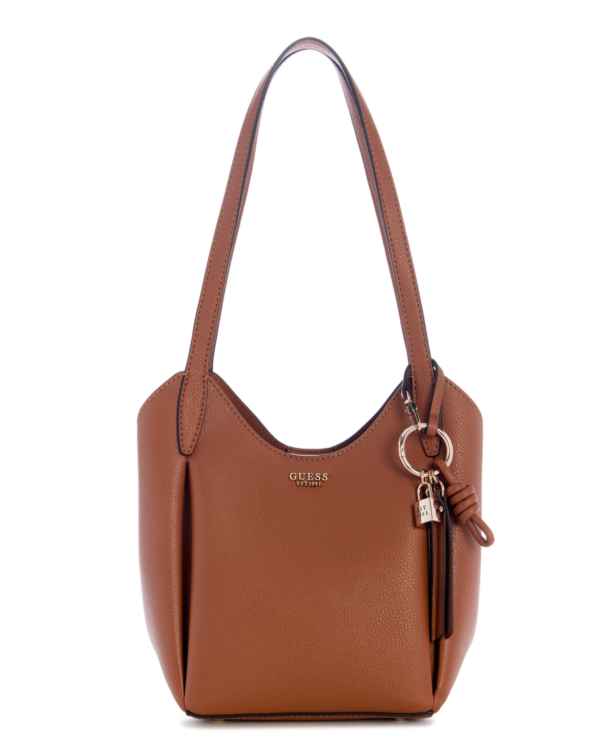 Guess Melody Small Bucket Handbag – Caramel