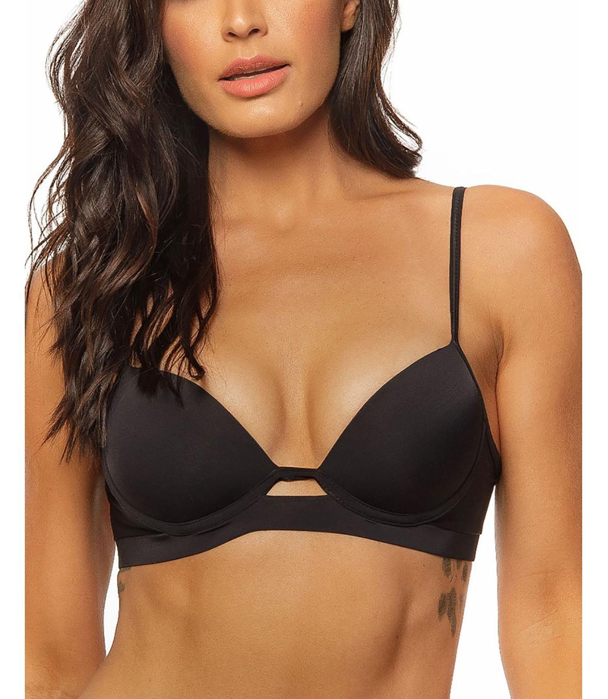 Guria Beachwear Women’s Padded Underwire Bikini Top – Black