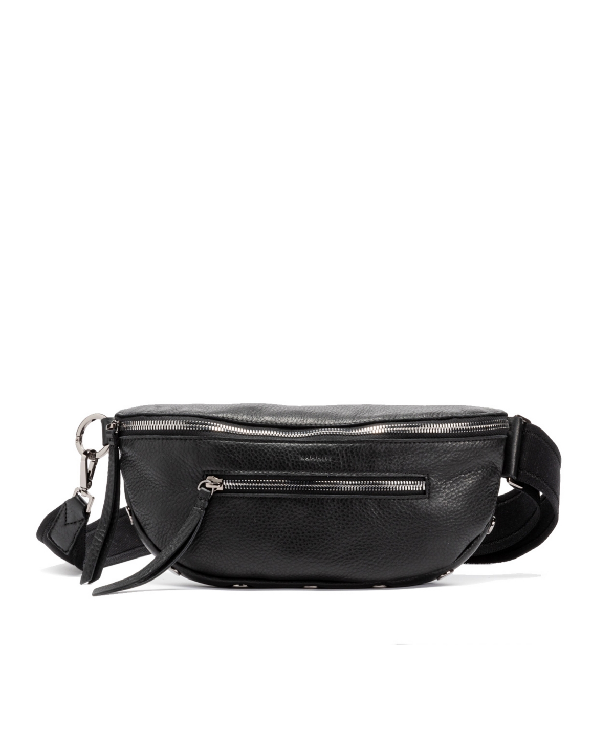Hammitt Charles Small Leather Crossbody Belt Bag – Black/Gunmetal Hammitt Charles Small Leather Crossbody Belt Bag – Black/Gunmetal