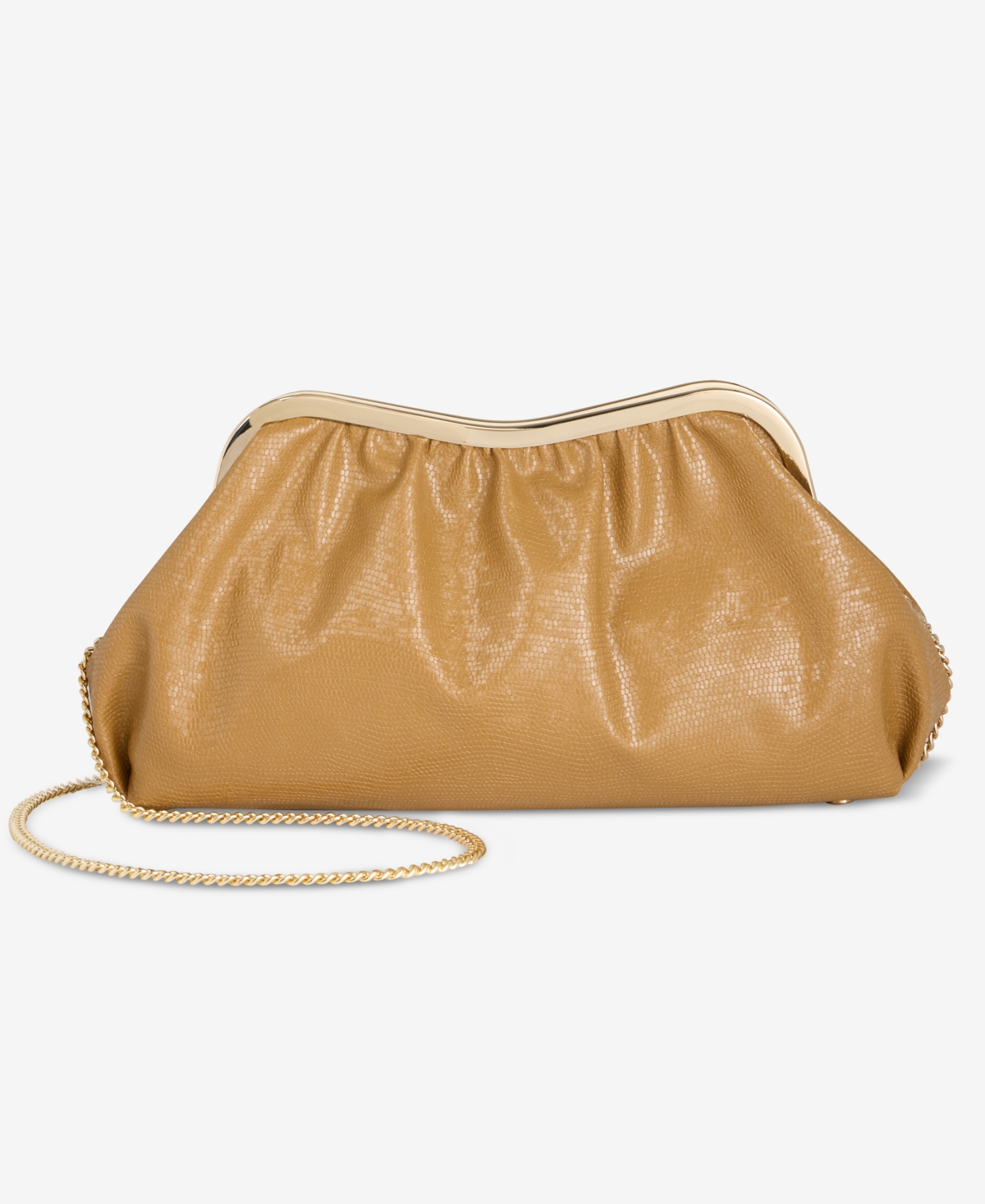I.n.c. International Concepts Avahh Sculpted Clutch, Exclusively at Macy’s – Warm Toffee