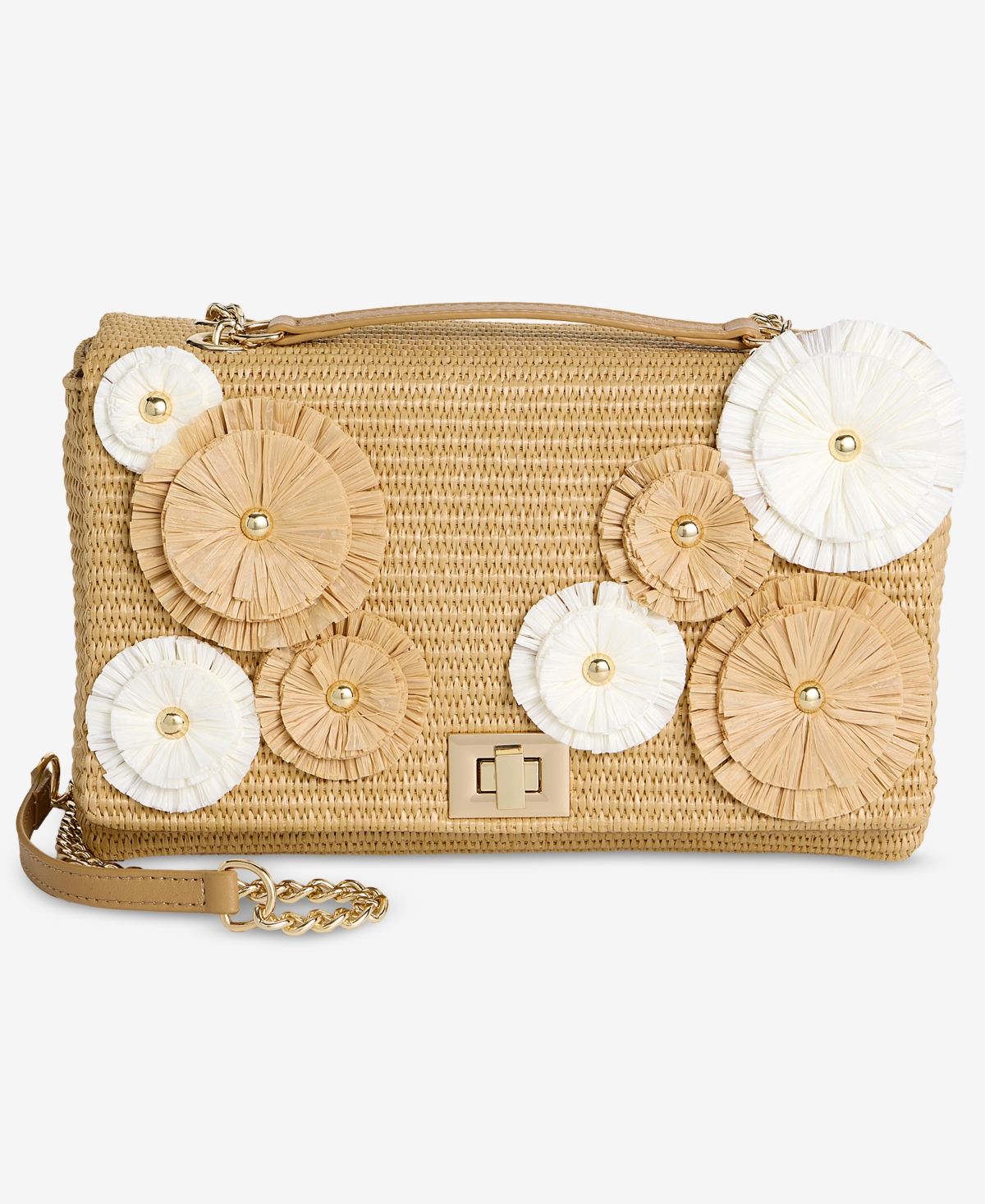 I.n.c. International Concepts Soft Ajae 3D Floral Straw Crossbody Handbag, Macy’s Exclusive – Straw/vanilla I.n.c. International Concepts Soft Ajae 3D Floral Straw Crossbody Handbag, Macy’s Exclusive – Straw/vanilla