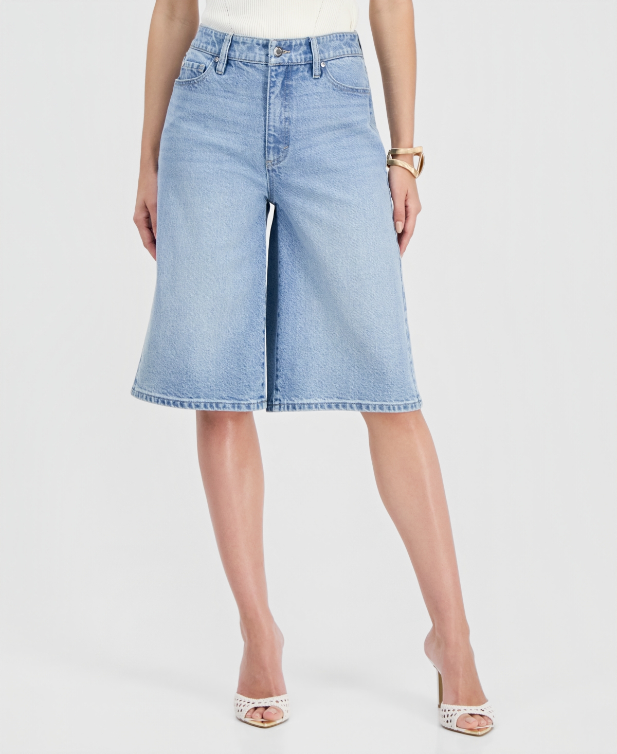 I.n.c. International Concepts Women’s High Rise Long Denim Shorts, Macy’s Exclusive – Tide Wash I.n.c. International Concepts Women’s High Rise Long Denim Shorts, Macy’s Exclusive – Tide Wash