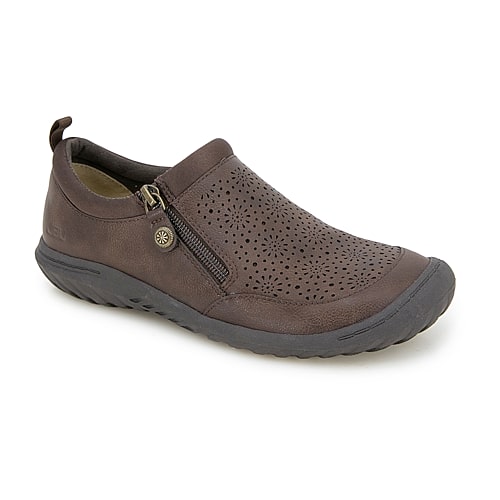 JBU Avery Womens Round Closed Toe Slip-On Shoe, 9 Medium, Brown JBU Avery Womens Round Closed Toe Slip-On Shoe, 9 Medium, Brown