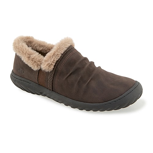 JBU Reese Womens Round Closed Toe Slip-On Shoe, 7 Medium, Brown