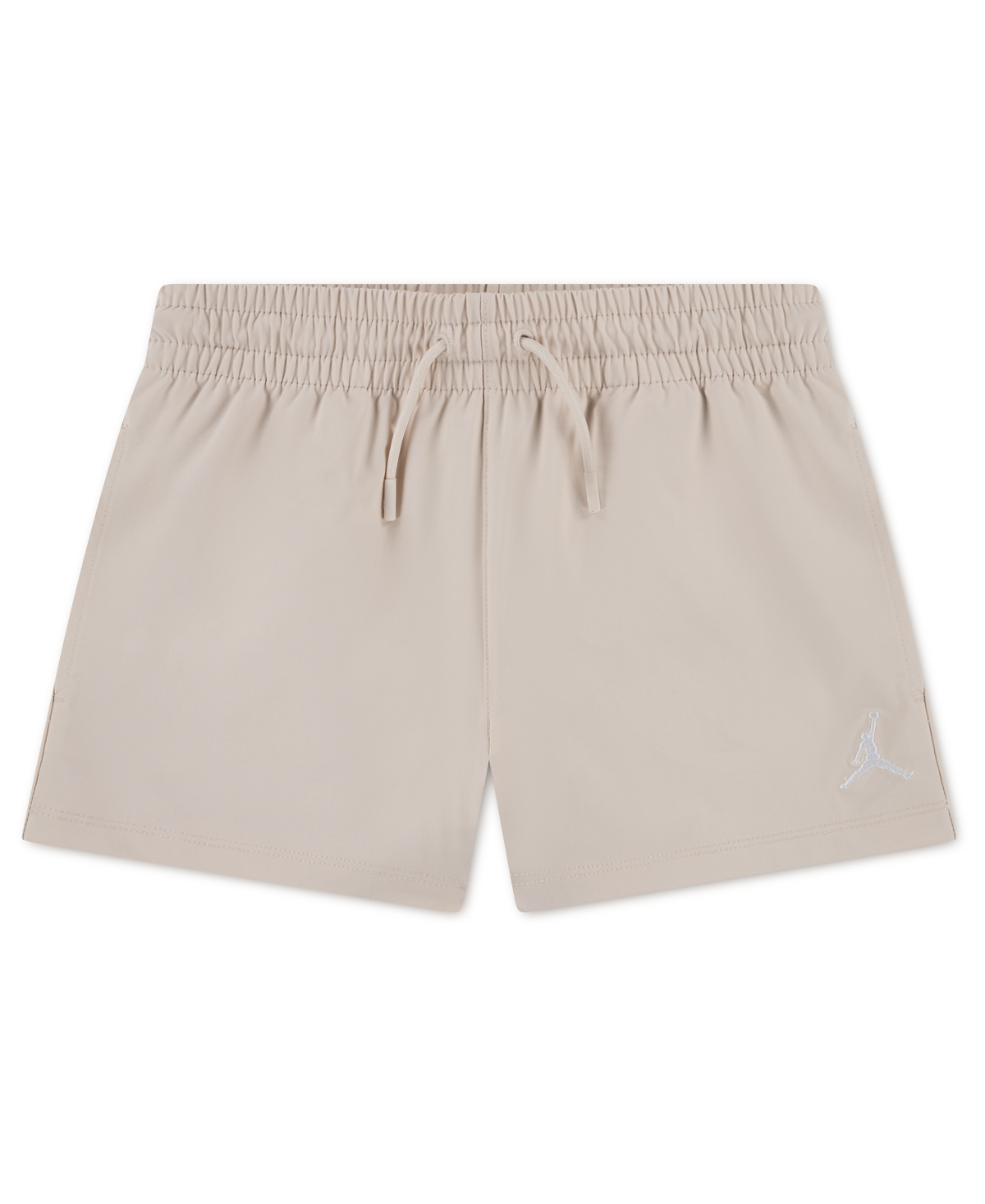 Jordan Girls’ 7-16 Essentials Woven Pull-On Shorts – Light Brown
