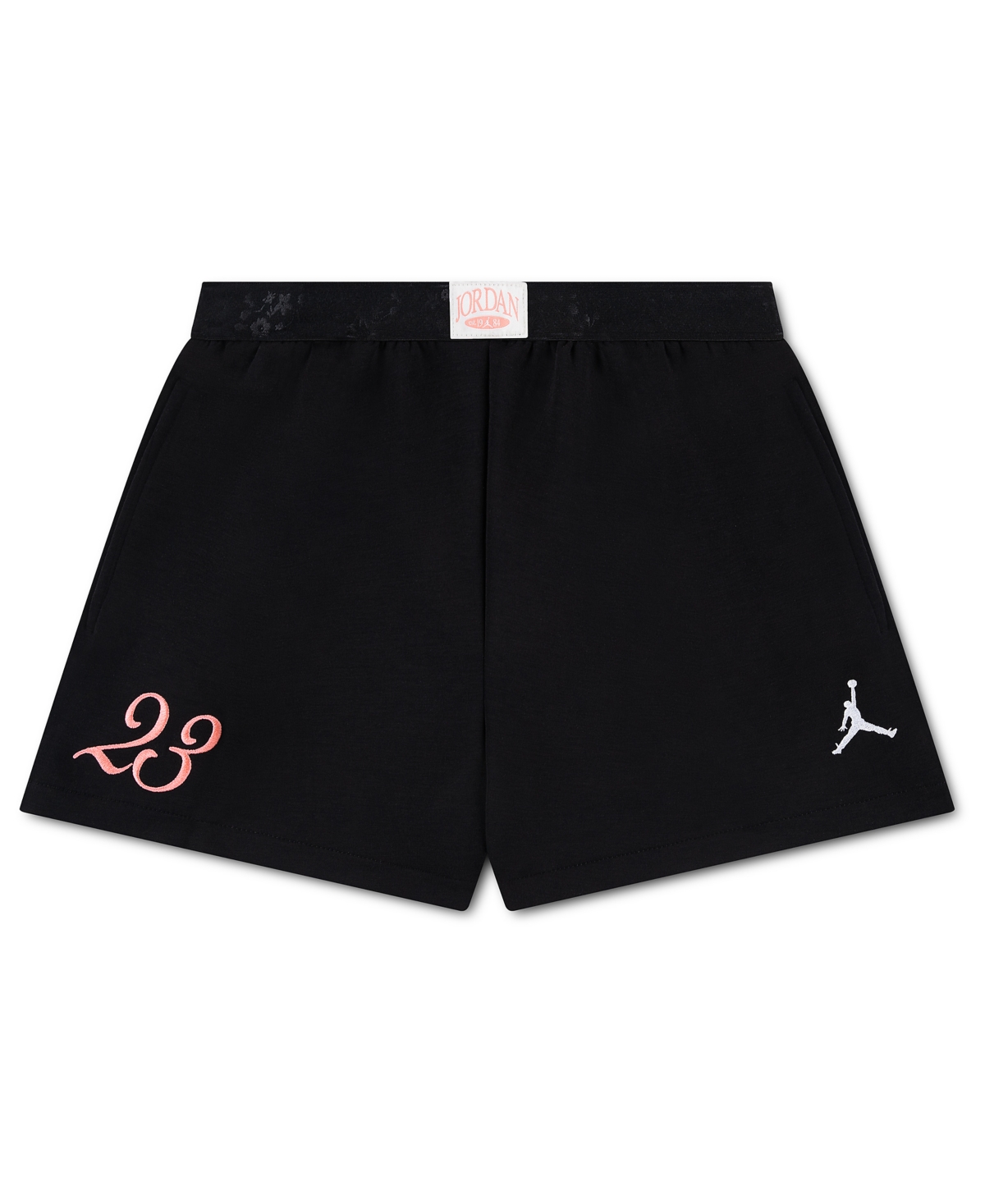 Jordan Girls’ 7-16 Pull-On Shorts – Black Jordan Girls’ 7-16 Pull-On Shorts – Black