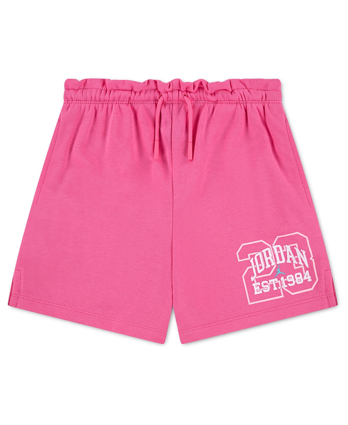 Jordan Girls’ 7-16 Secret Diary Paperbag Shorts – Pink Glow