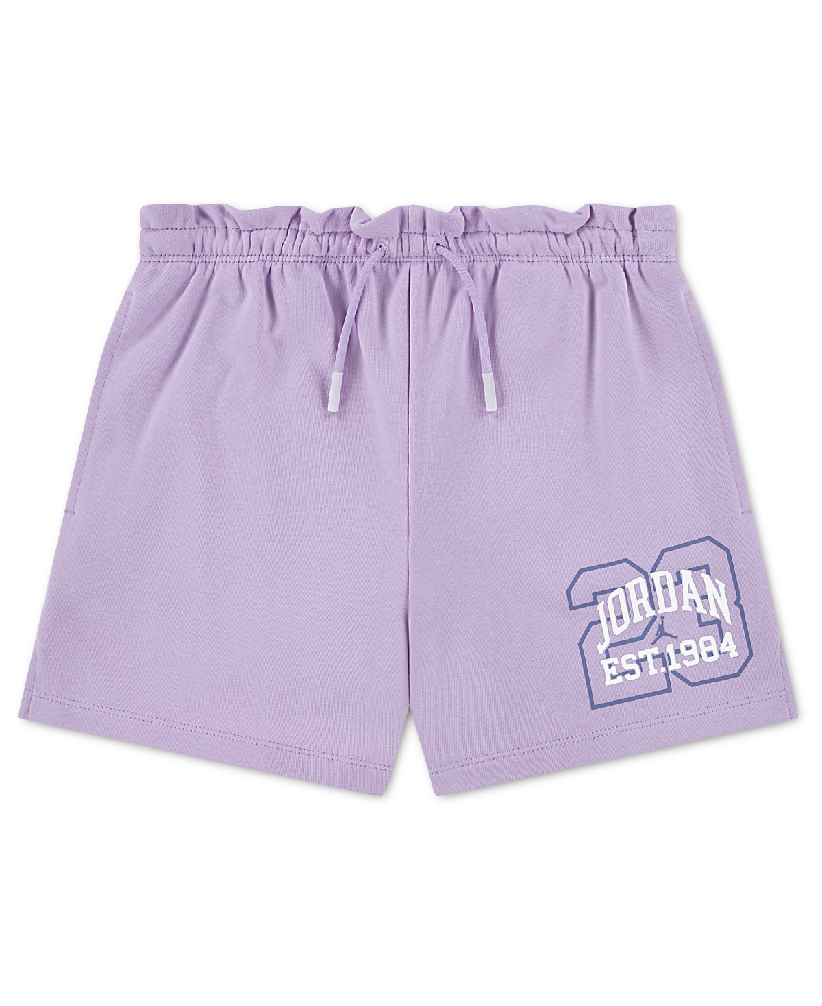 Jordan Girls’ 7-16 Secret Diary Paperbag Shorts – Violet Mist