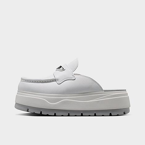 Jordan Women’s Air Mule Casual Shoes in Summit White/Vast Grey/Metallic Silver Size: 5.0