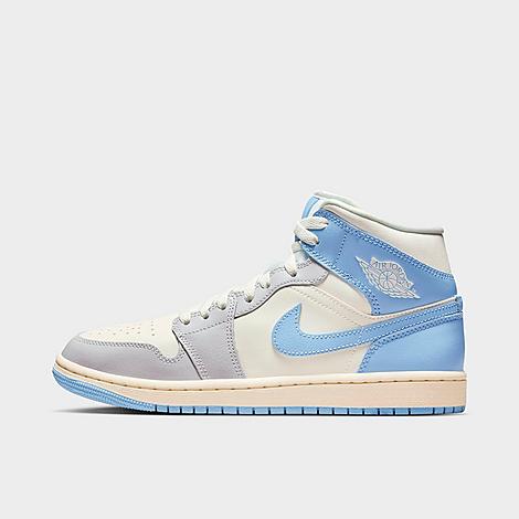 Jordan Women’s Air Retro 1 Mid Casual Shoes in Psychic Blue/Sail/Coconut Milk Size: 5.0