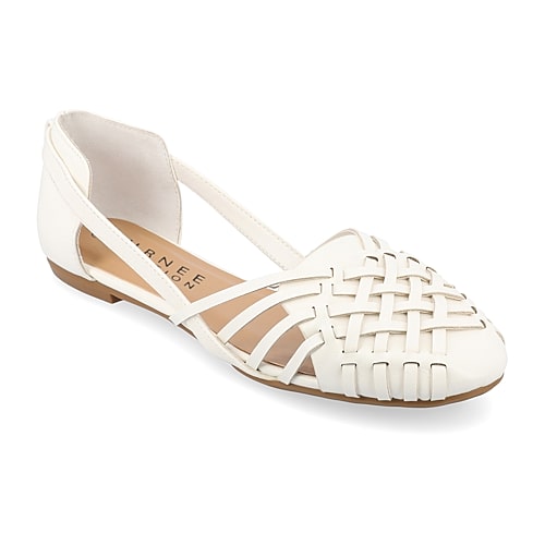Journee Collection Ekko Womens Round Closed Toe Slip-On Shoe, 8 1/2 Medium, White Journee Collection Ekko Womens Round Closed Toe Slip-On Shoe, 8 1/2 Medium, White