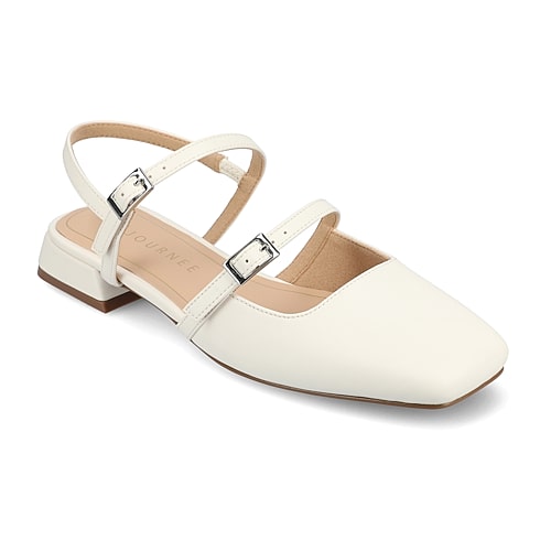 Journee Collection Gretchenn Womens Square Closed Toe Mary Jane Shoes, 9 Medium, White Journee Collection Gretchenn Womens Square Closed Toe Mary Jane Shoes, 9 Medium, White
