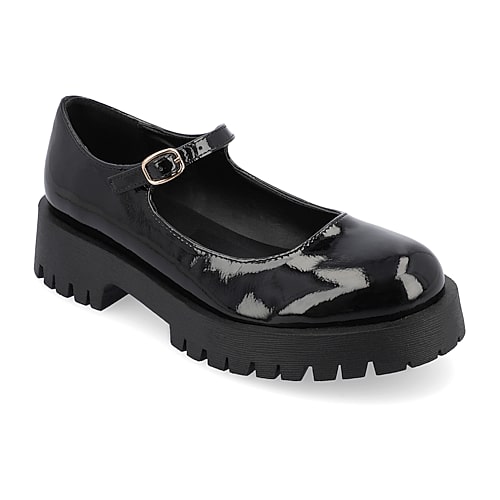 Journee Collection Kamie Womens Round Closed Toe Mary Jane Shoes, 7 Medium, Black Journee Collection Kamie Womens Round Closed Toe Mary Jane Shoes, 7 Medium, Black