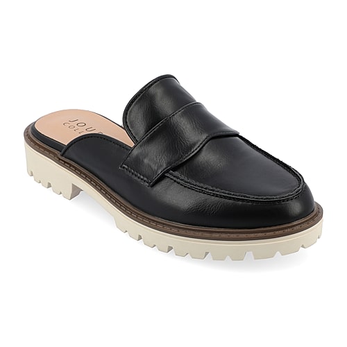 Journee Collection Miycah Womens Moc Closed Toe Slip-On Shoe, 8 Medium, Black Journee Collection Miycah Womens Moc Closed Toe Slip-On Shoe, 8 Medium, Black