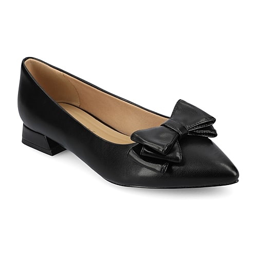 Journee Collection Ophelia Womens Pointed Closed Toe Slip-On Shoe, 8 1/2 Medium, Black