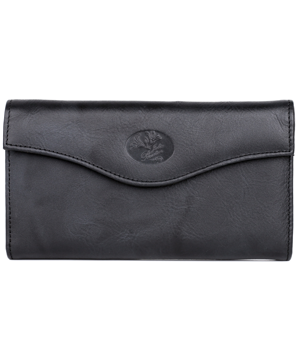 Julia Buxton Women’s Mini Heiress Organizer Clutch – Black