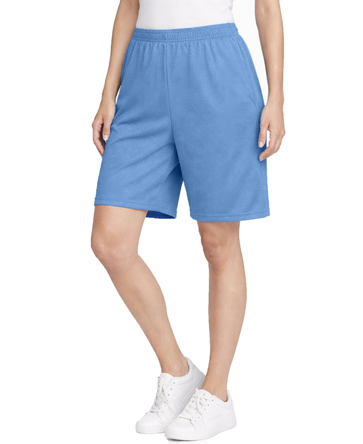 Jump Start Women’s Loose Fit Lightweight Breathable Moisture Wicking Mesh Shorts – Cyan blue Jump Start Women’s Loose Fit Lightweight Breathable Moisture Wicking Mesh Shorts – Cyan blue