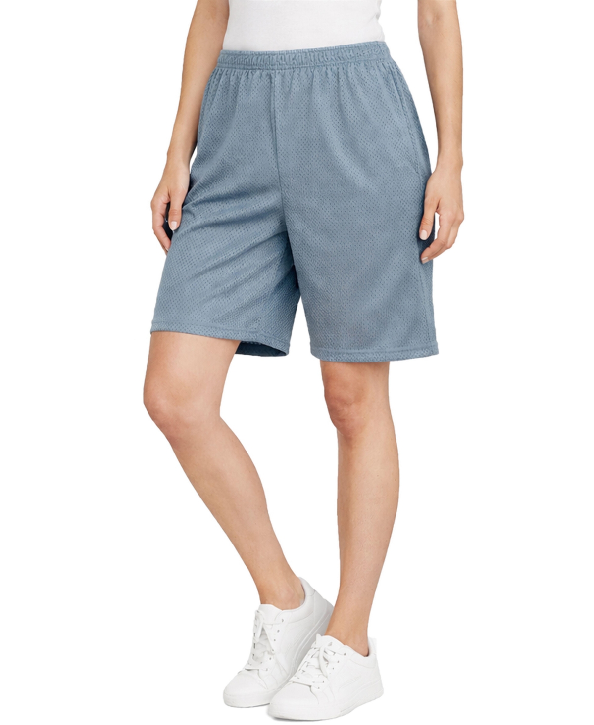 Jump Start Women’s Loose Fit Lightweight Breathable Moisture Wicking Mesh Shorts – Silver Jump Start Women’s Loose Fit Lightweight Breathable Moisture Wicking Mesh Shorts – Silver