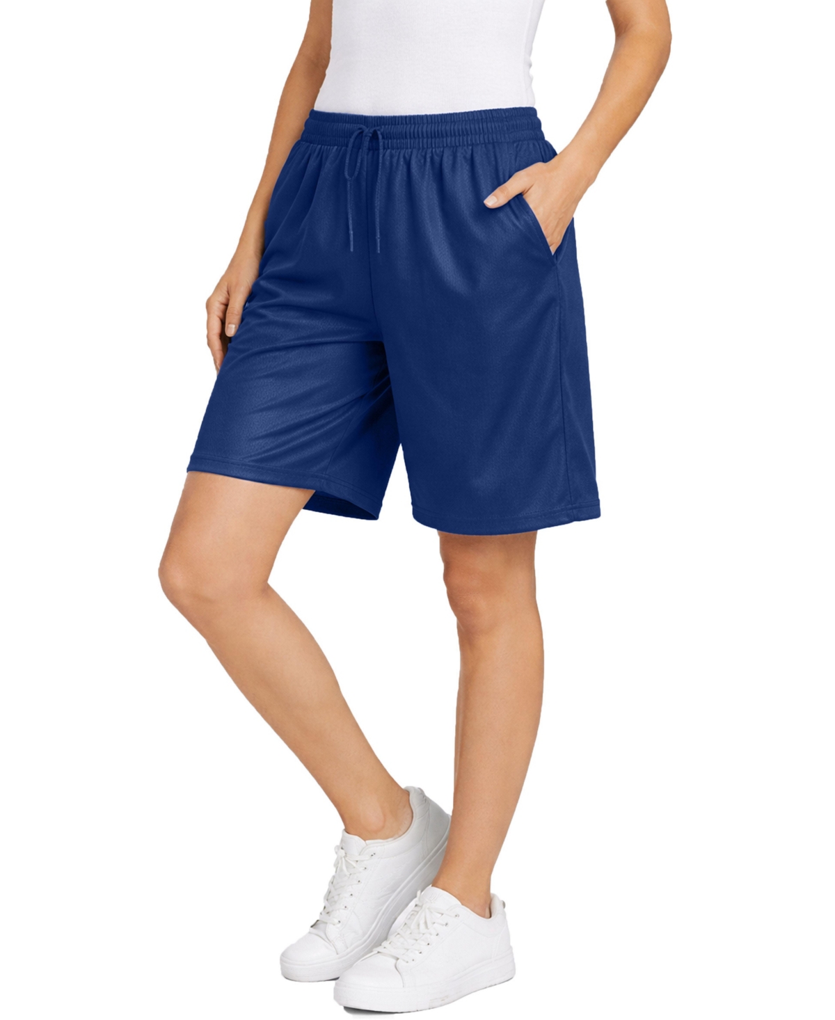 Jump Start Women’s Loose Fit Moisture-Wicking Performance Dazzle Shorts – Navy Jump Start Women’s Loose Fit Moisture-Wicking Performance Dazzle Shorts – Navy