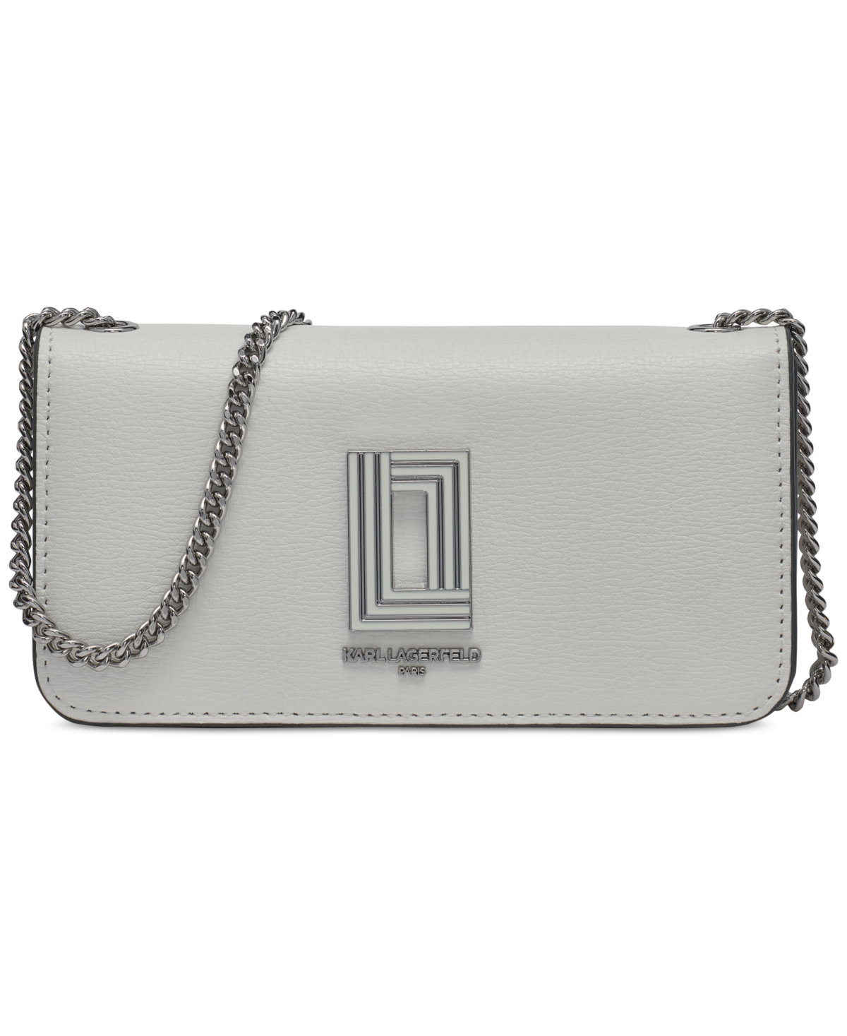 Karl Lagerfeld Paris Kosette Mini Shoulder Bag – Winter White Karl Lagerfeld Paris Kosette Mini Shoulder Bag – Winter White