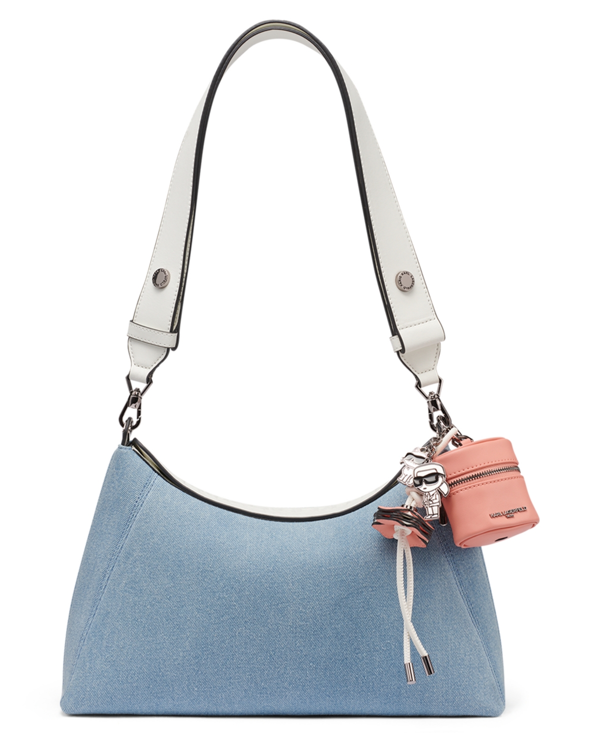 Karl Lagerfeld Paris Nikole Large Crossbody Handbag – Light Denim