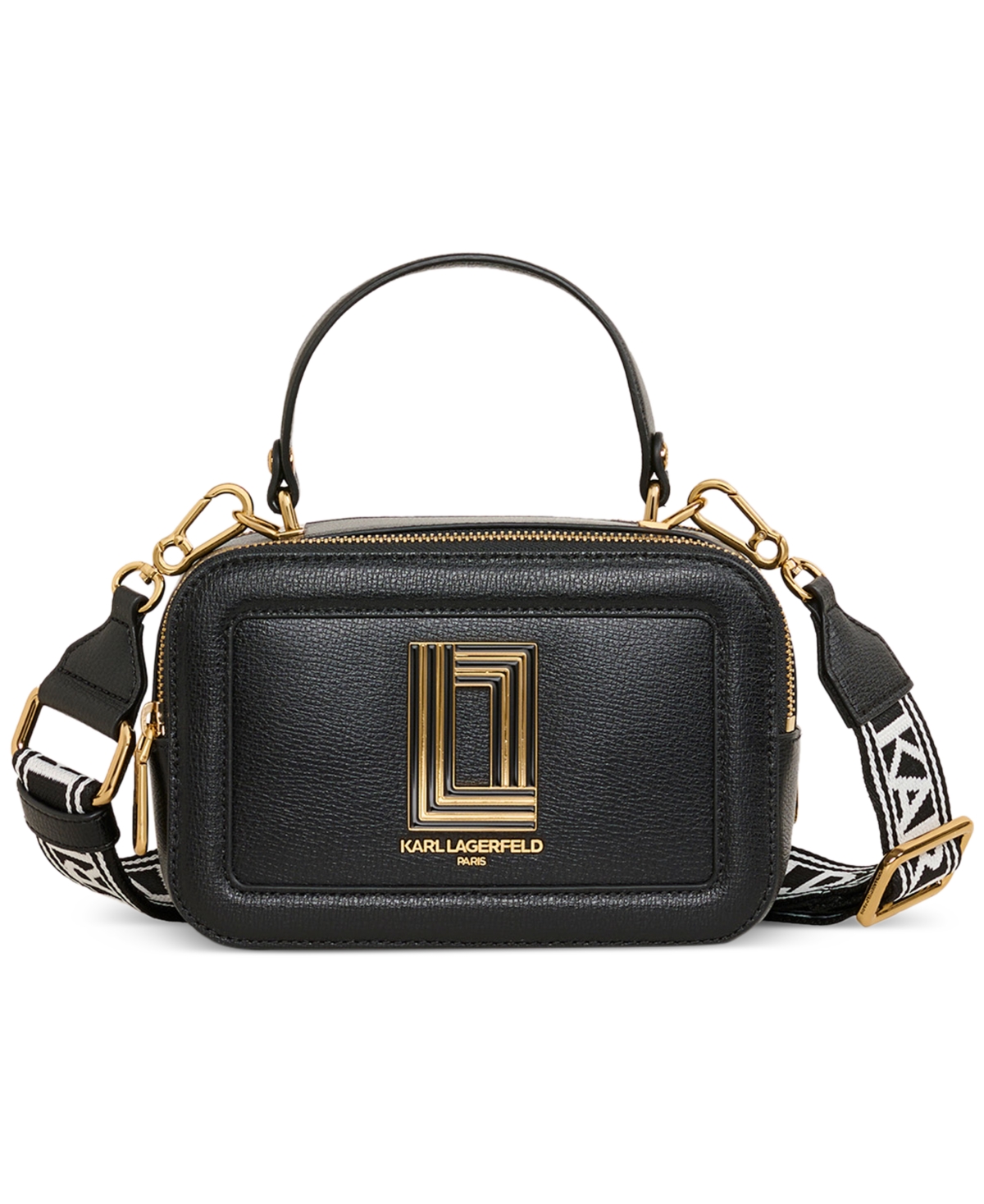 Karl Lagerfeld Paris Simone Camera Crossbody – Black Karl Lagerfeld Paris Simone Camera Crossbody – Black