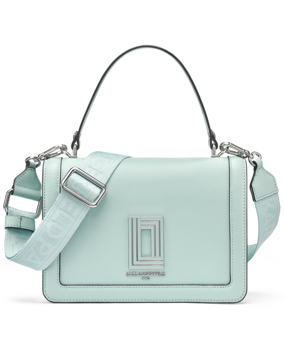 Karl Lagerfeld Paris Simone Flap Crossbody – Fresh Mint Karl Lagerfeld Paris Simone Flap Crossbody – Fresh Mint