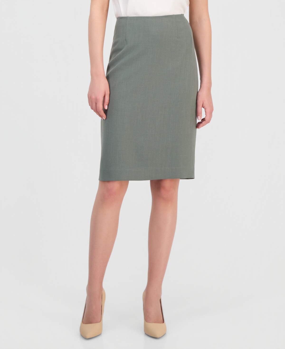 Kasper Women’s Pencil Skirt – Dark Sea Stone Kasper Women’s Pencil Skirt – Dark Sea Stone
