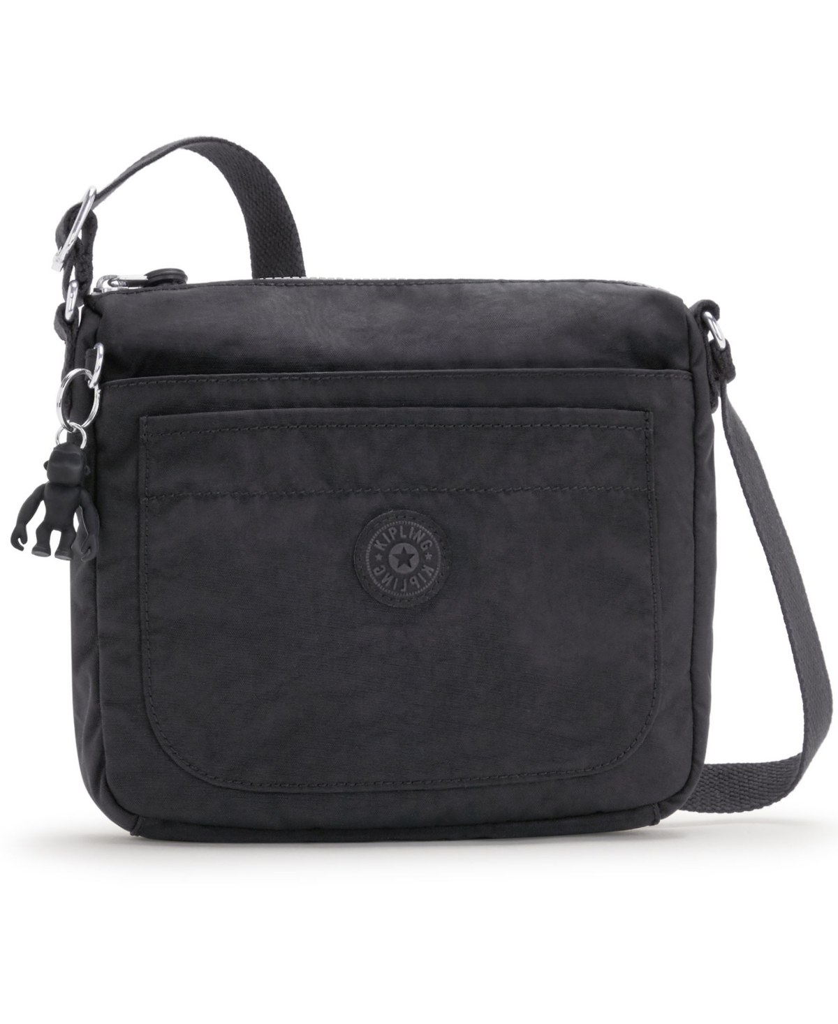 Kipling Women’s Sebastian Medium Crossbody Bag – Black Noir Kipling Women’s Sebastian Medium Crossbody Bag – Black Noir