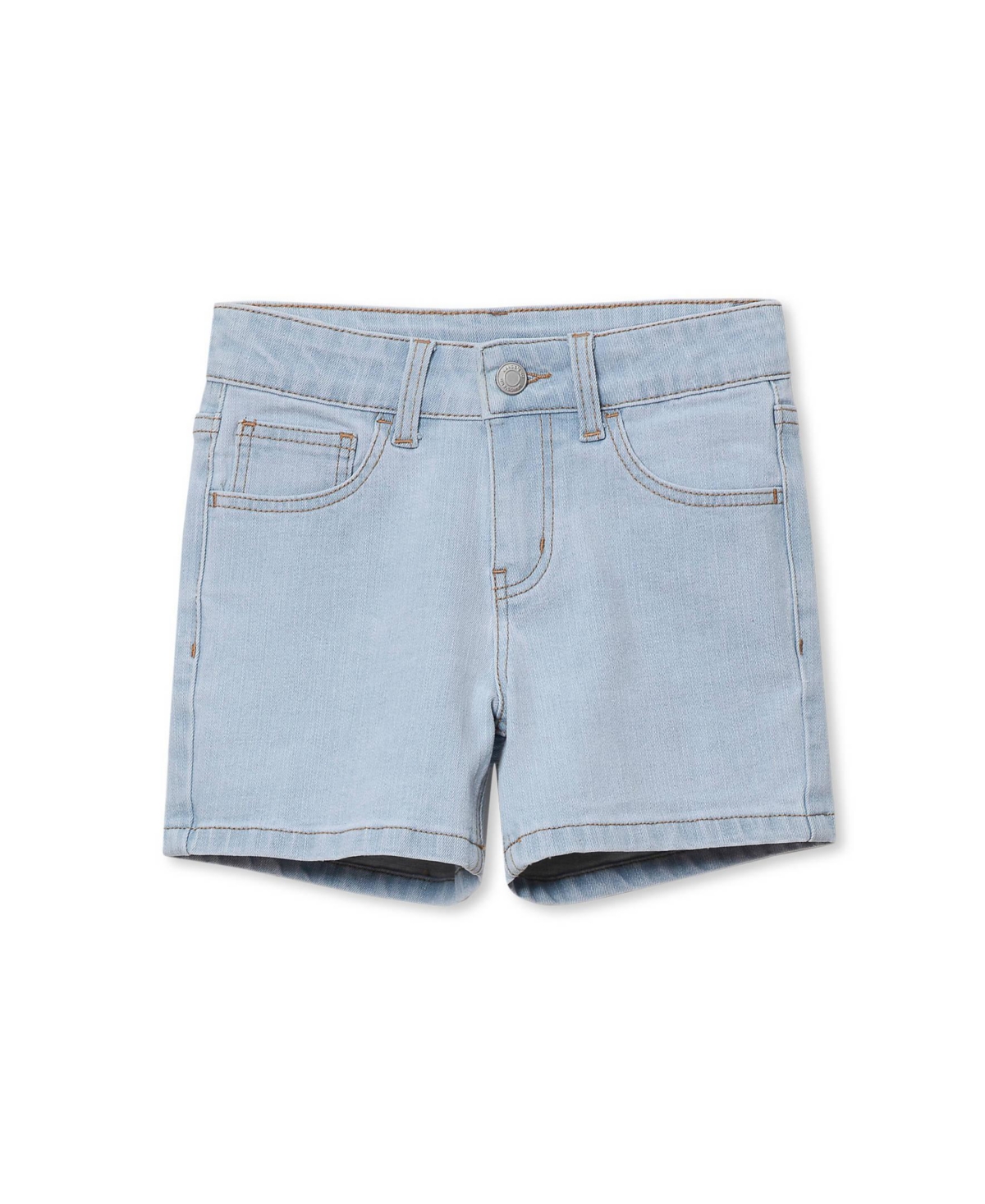 Lands’ End Big Girls Denim Shorts – Coastal blue
