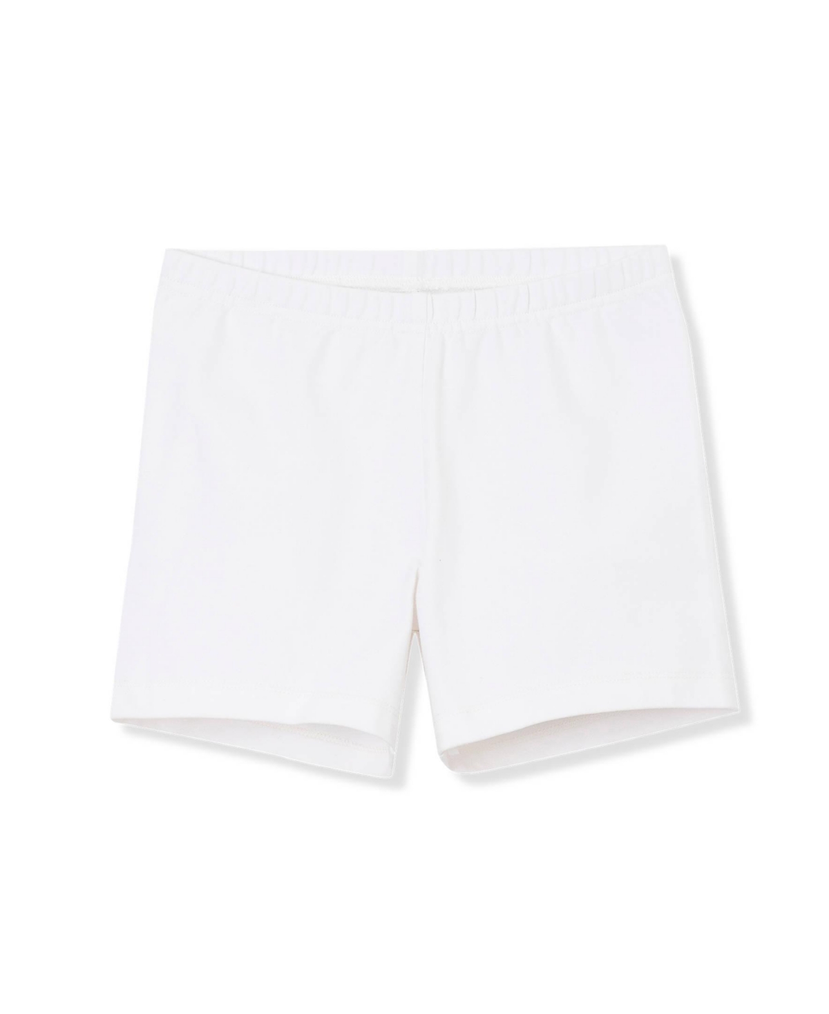 Lands’ End Girls Tough Cotton Cartwheel Shorts – Bright white