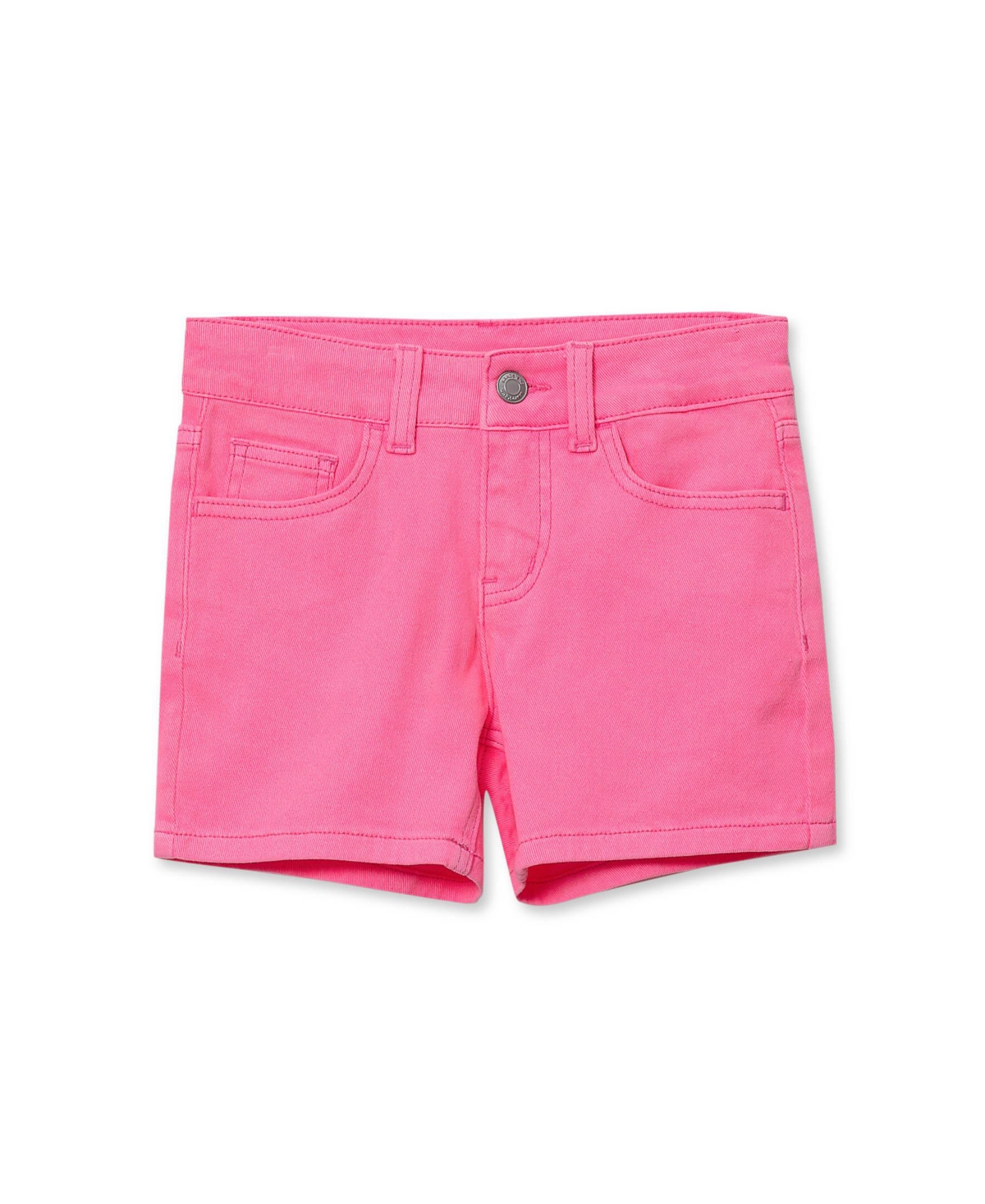 Lands’ End Girls Twill 5 Pocket Shorts – Pink cotton candy