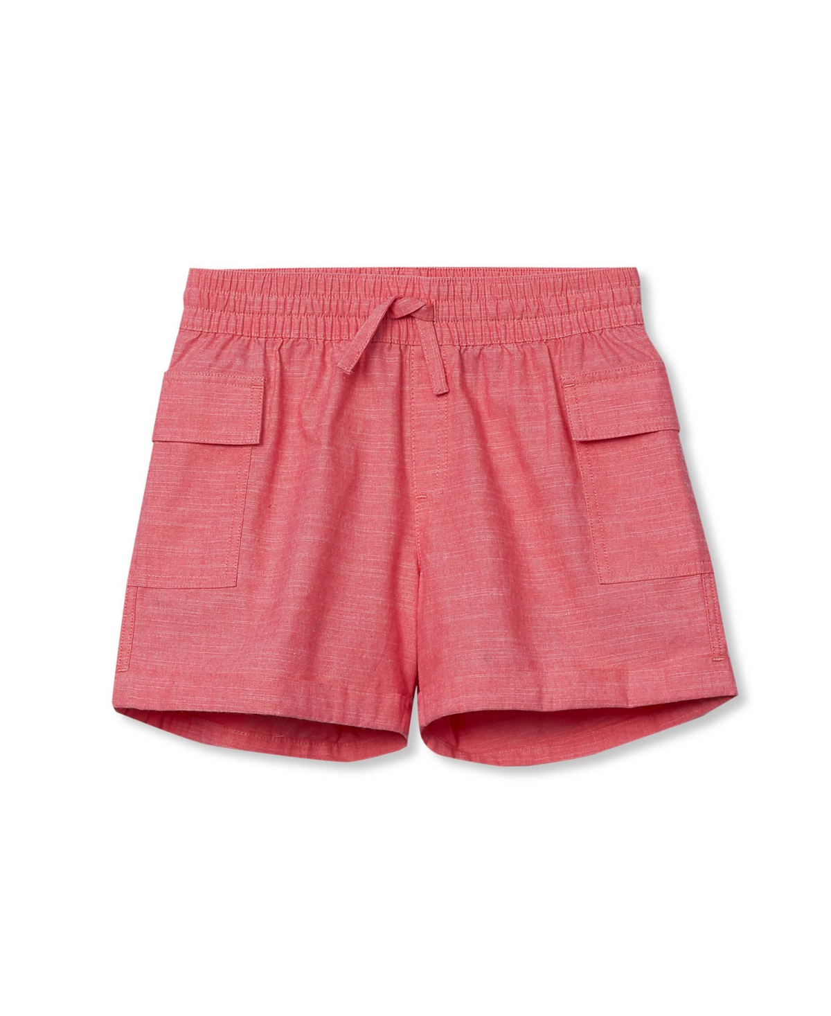 Lands’ End Girls Utility Cargo Shorts – Pink lemonade