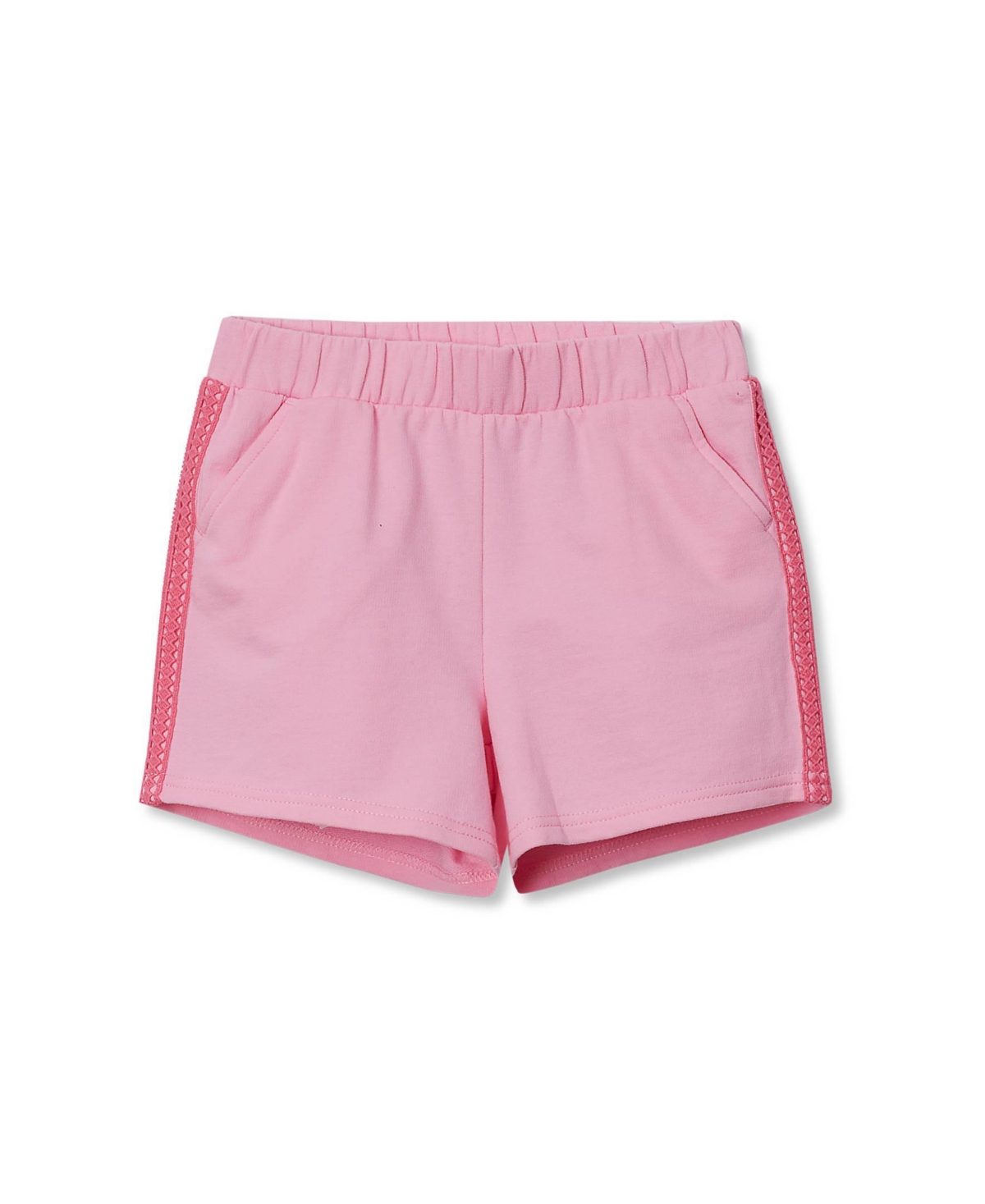 Lands’ End Little And Big Girls French Terry Pull On Shorts – Prism pink