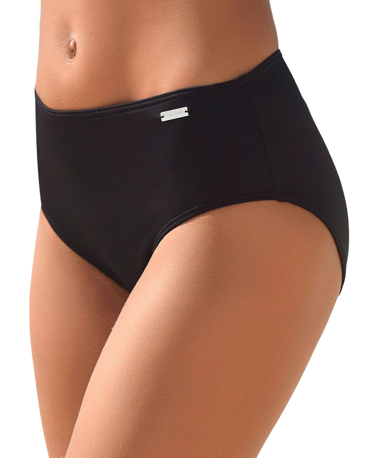 Lascana Women’s Full Coverage Mid Rise Bikini Swimsuit Bottom – Black Lascana Women’s Full Coverage Mid Rise Bikini Swimsuit Bottom – Black