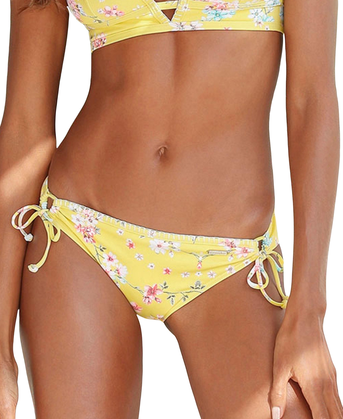 Lascana Women’s Side Tie Bikini Swimsuit Bottom – Yellow multi Lascana Women’s Side Tie Bikini Swimsuit Bottom – Yellow multi