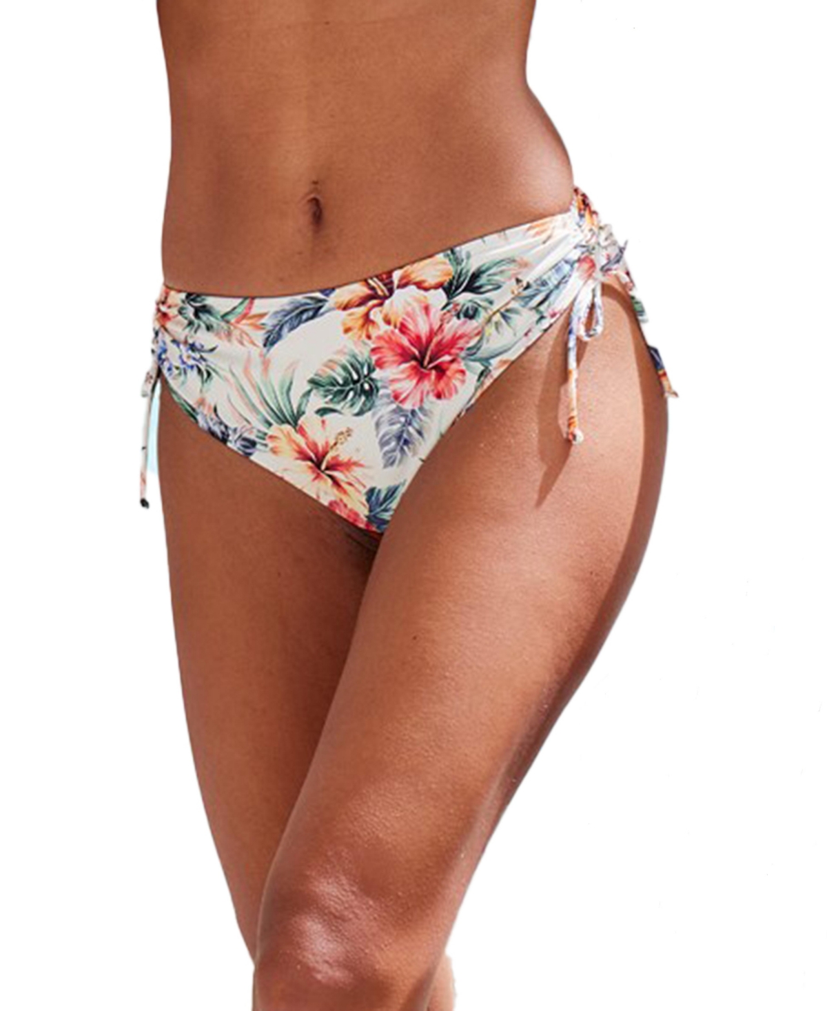 Lascana Women’s Tropical Print Mid Rise Bikini Swimsuit Bottom – Ivory printed Lascana Women’s Tropical Print Mid Rise Bikini Swimsuit Bottom – Ivory printed