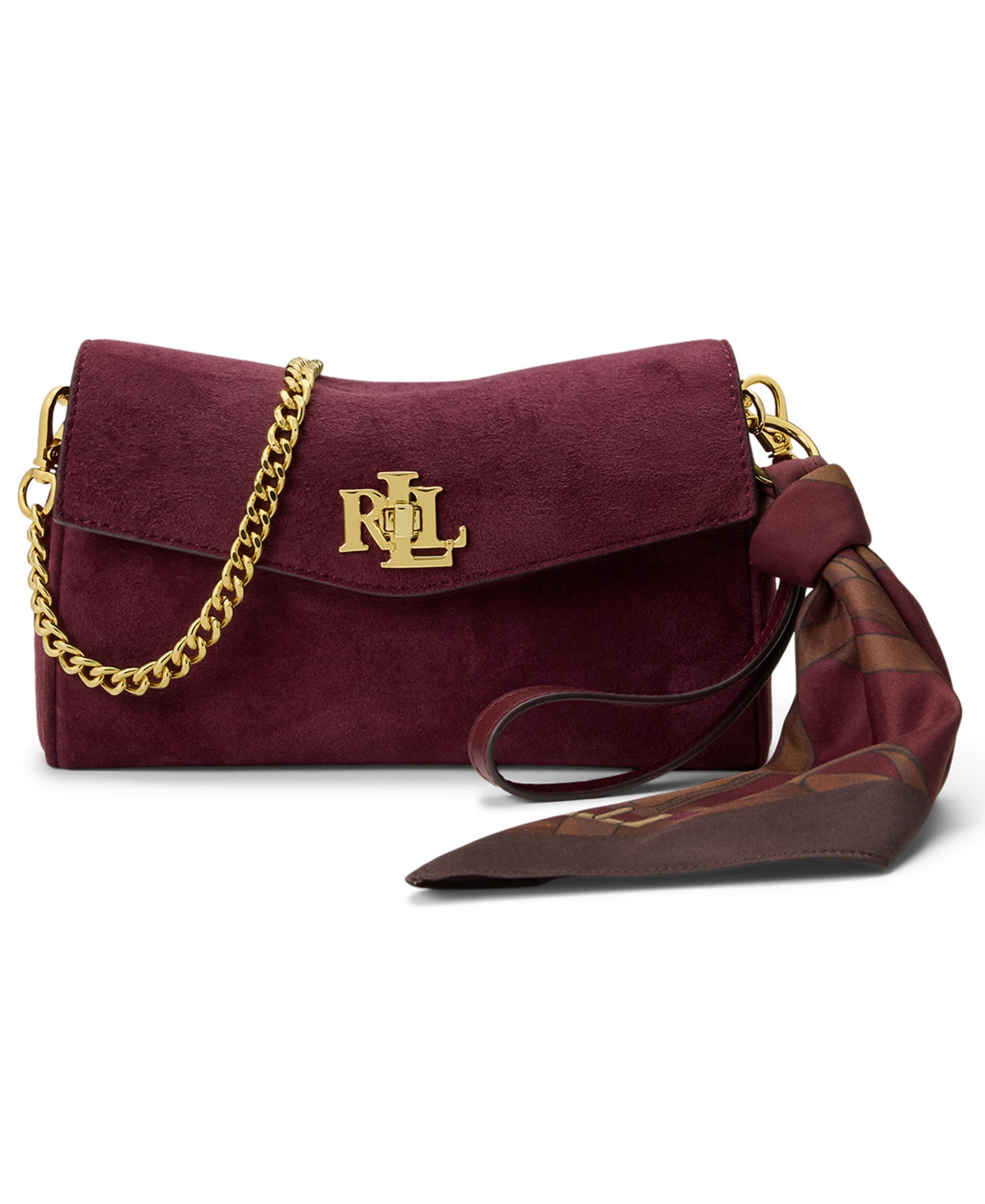 Lauren Ralph Lauren Scarf Trim Crossbody Handbag – Dark Garnet/Urban Belting/Garnet Multi Lauren Ralph Lauren Scarf Trim Crossbody Handbag – Dark Garnet/Urban Belting/Garnet Multi