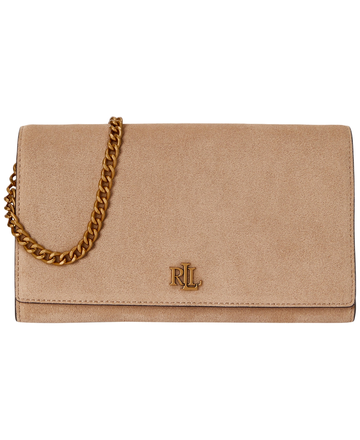 Lauren Ralph Lauren Small Adair Ii Crossbody Handbag – Tan