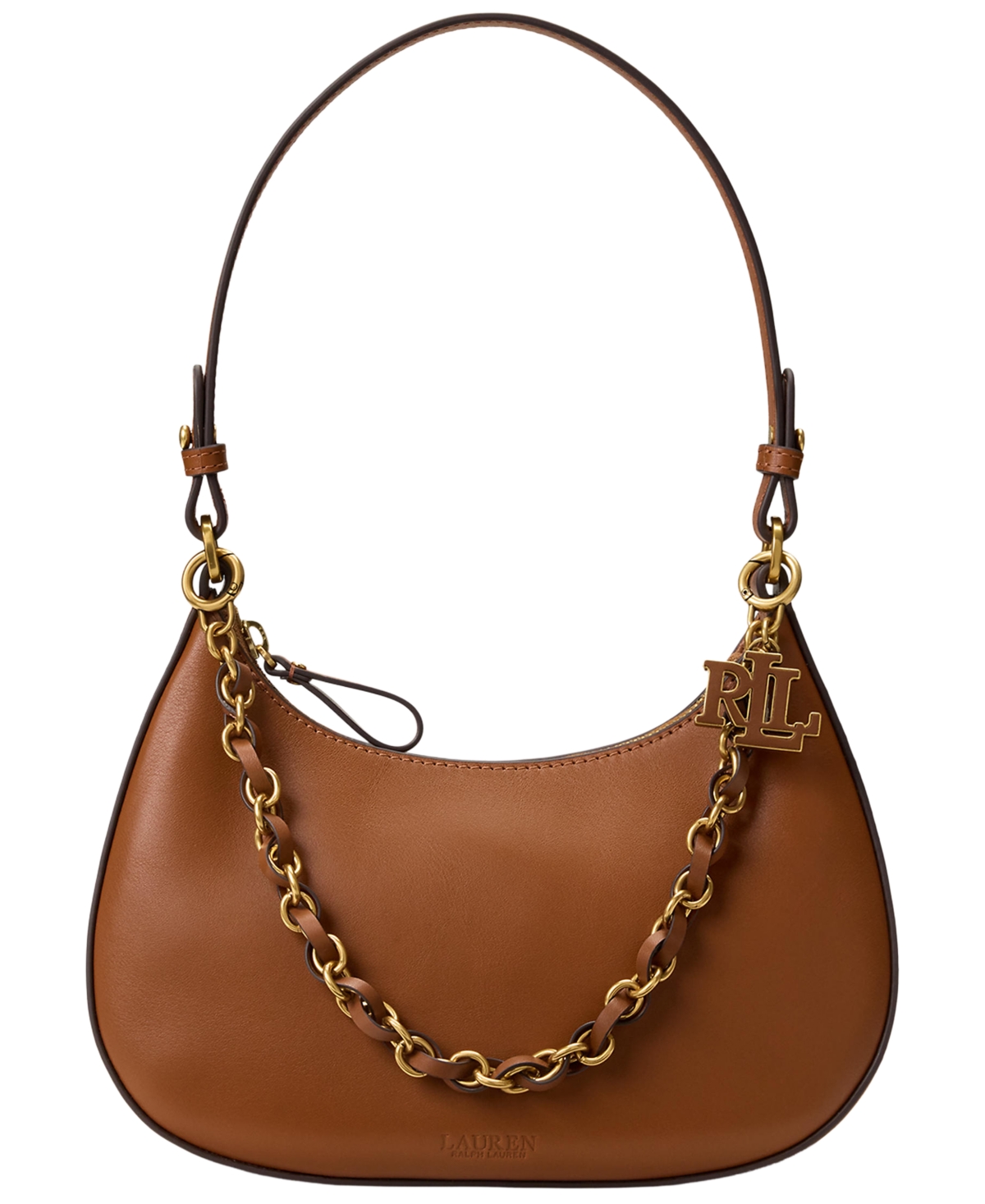 Lauren Ralph Lauren Small Leather Shoulder Handbag – Lauren Tan Lauren Ralph Lauren Small Leather Shoulder Handbag – Lauren Tan