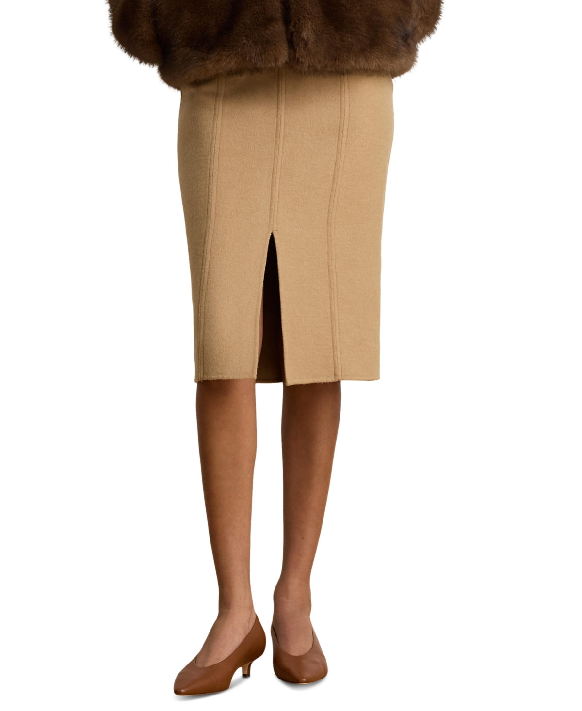 Lauren Ralph Lauren Women’s Double-Faced Wool-Blend Pencil Skirt – Lauren Camel Lauren Ralph Lauren Women’s Double-Faced Wool-Blend Pencil Skirt – Lauren Camel