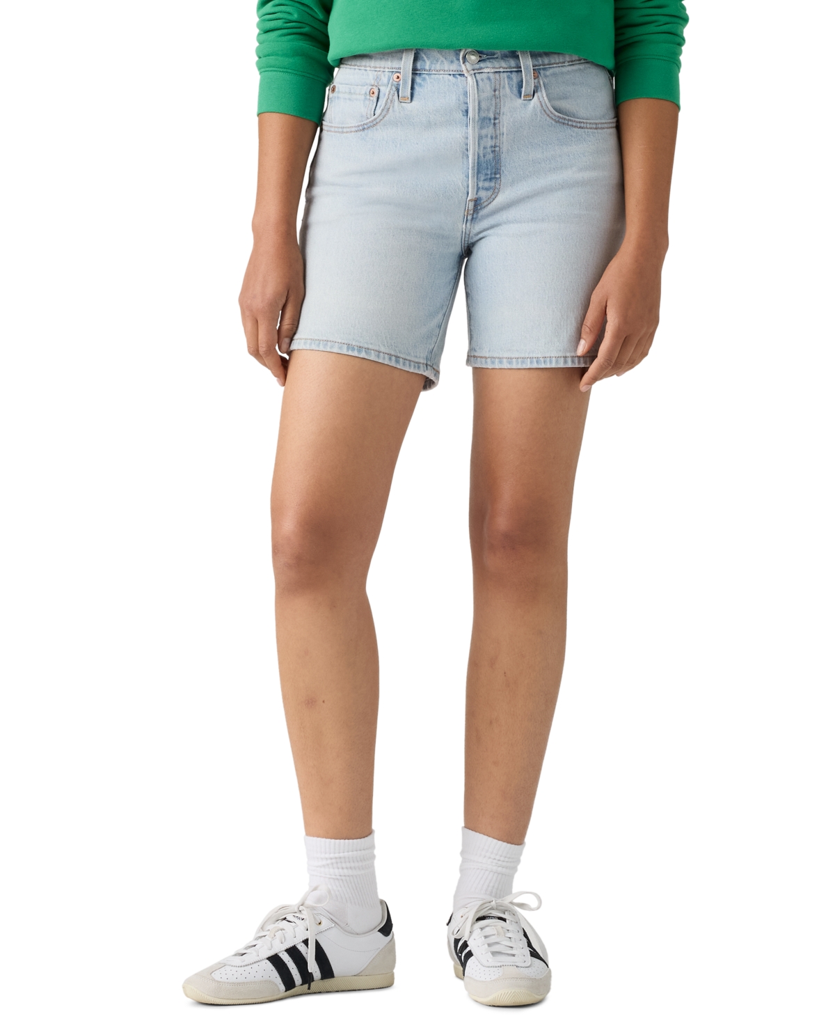 Levi’s 501 Mid-Thigh High Rise Straight Fit Denim Shorts – Chameleon Copy Levi’s 501 Mid-Thigh High Rise Straight Fit Denim Shorts – Chameleon Copy