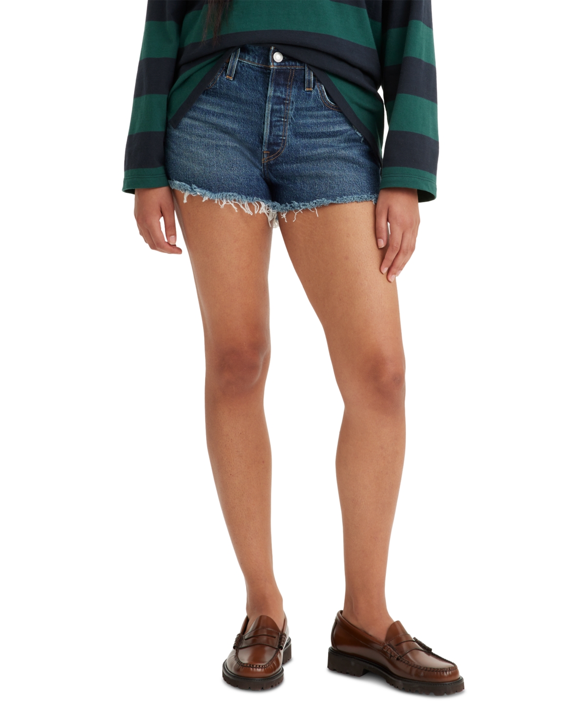 Levi’s Women’s 501 Button Fly Cotton High-Rise Denim Shorts – Personal Pair Levi’s Women’s 501 Button Fly Cotton High-Rise Denim Shorts – Personal Pair