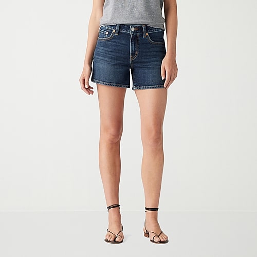 Levi’s Womens A-Line Shorts, 26, Blue