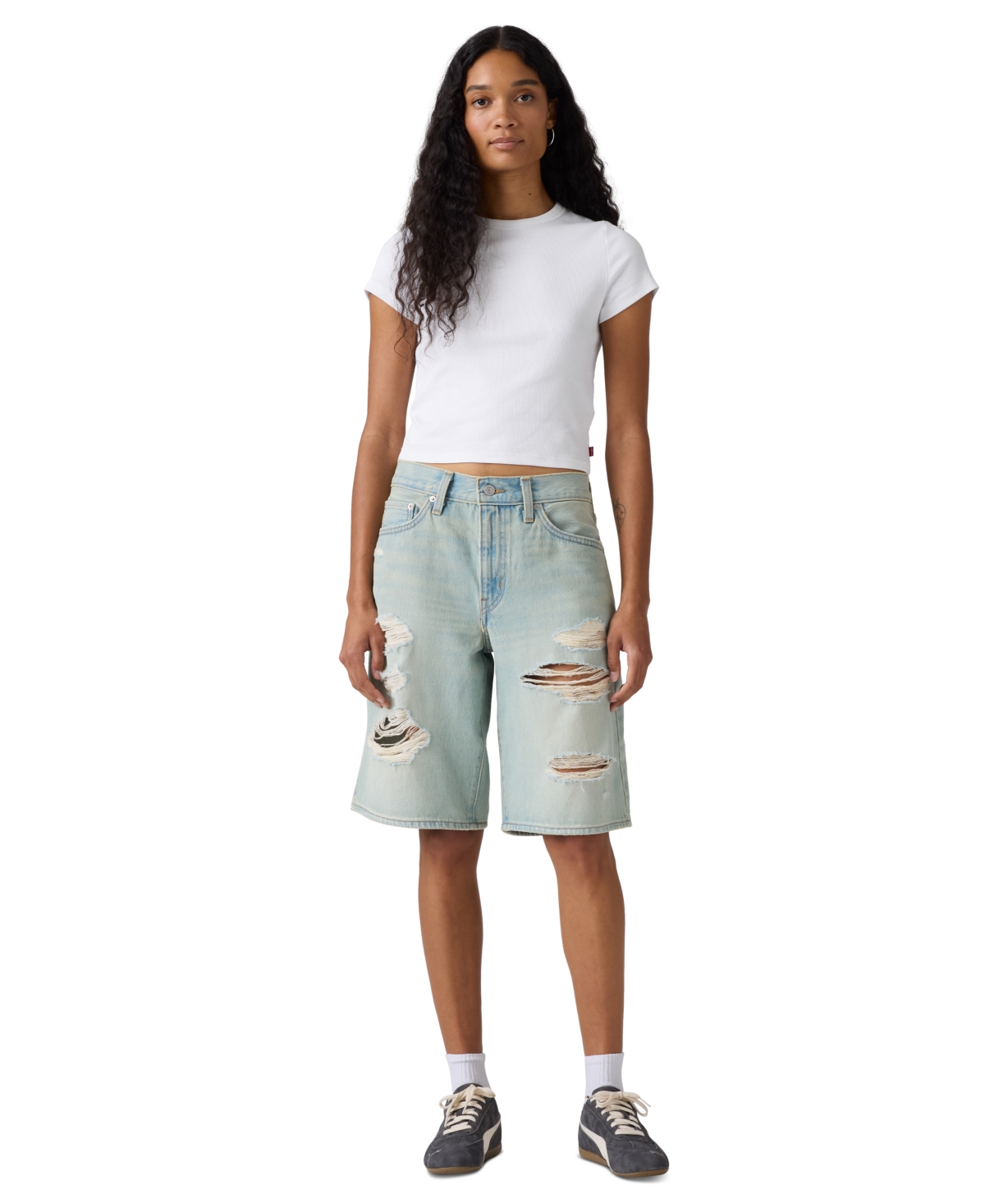 Levi’s Women’s Mid Rise Baggy Shorts – Que Pasa 94 Levi’s Women’s Mid Rise Baggy Shorts – Que Pasa 94
