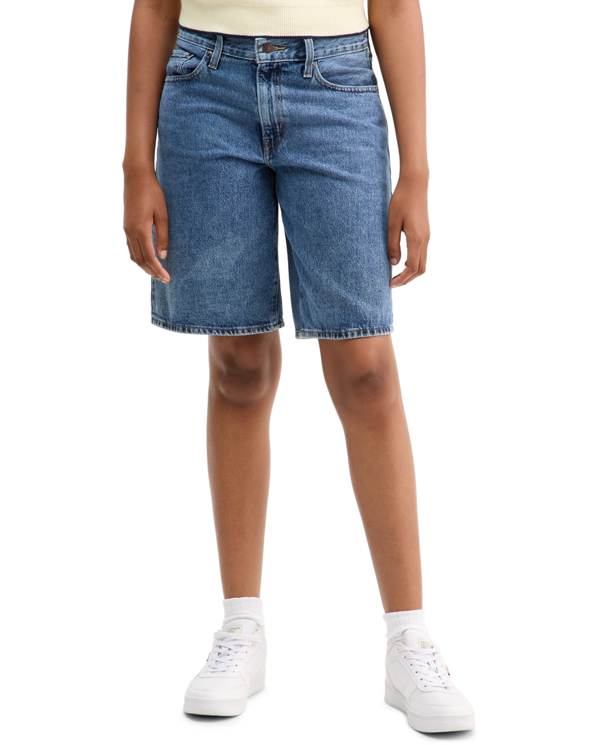 Levi’s Women’s Mid Rise Baggy Shorts – Twisted Stone Levi’s Women’s Mid Rise Baggy Shorts – Twisted Stone