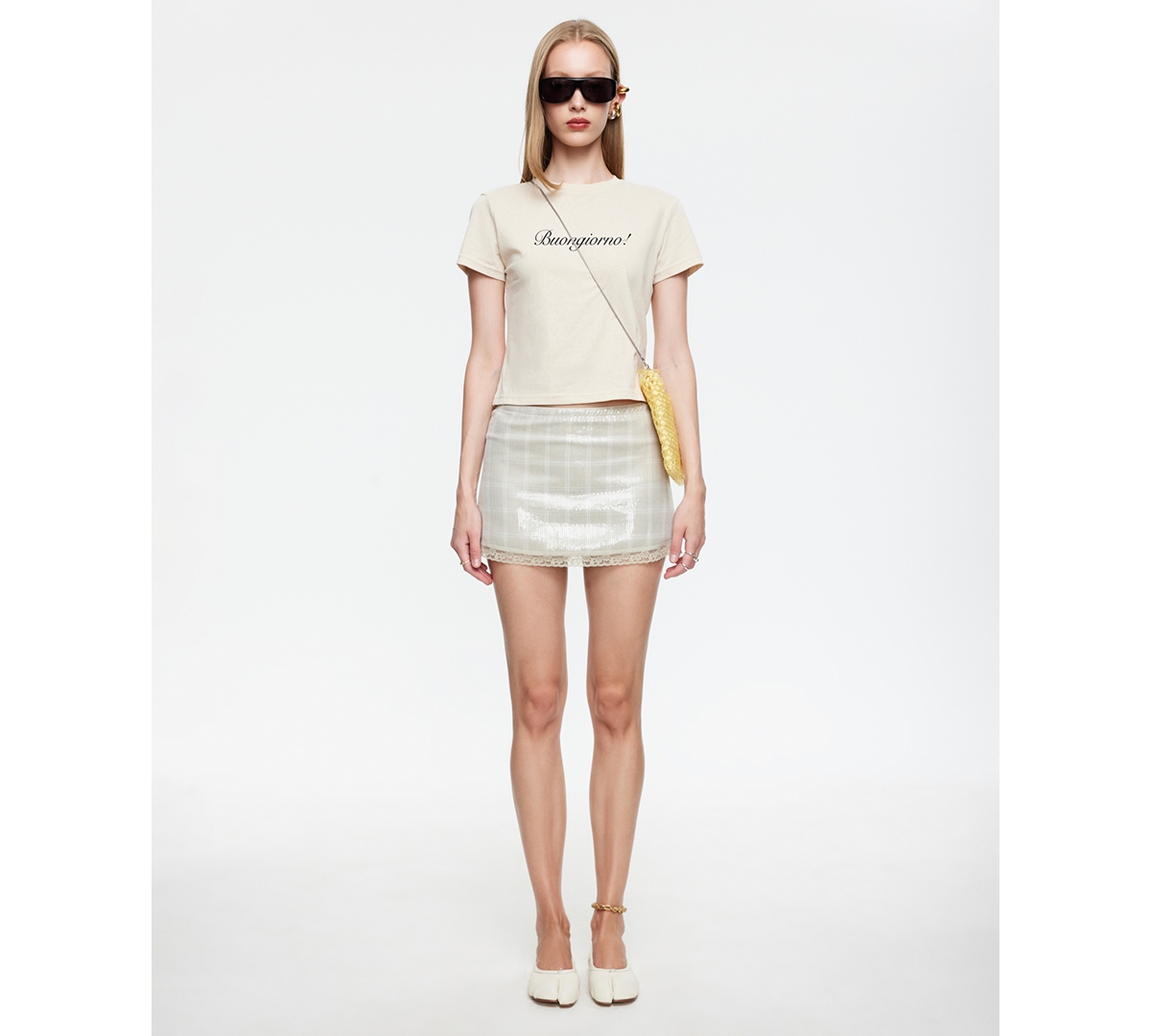 Lioness Women’s First Light Mini Skirt – Beige Lioness Women’s First Light Mini Skirt – Beige