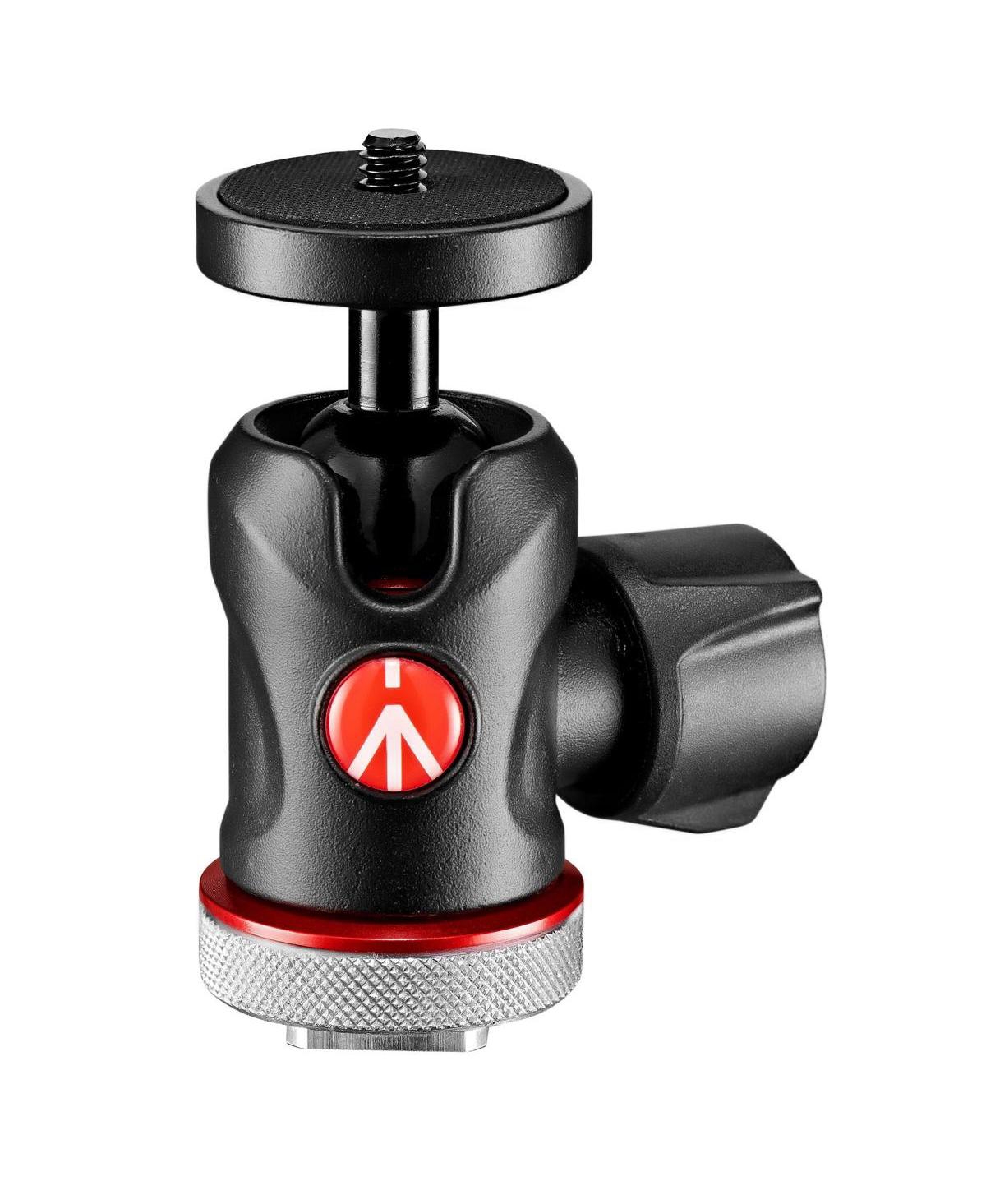 Manfrotto 492 Lcd Micro Ball Head with Shoe Mount – Black